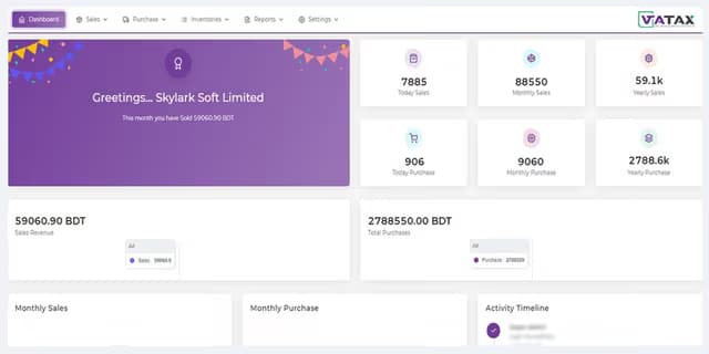 VATAX Dashboard Left
