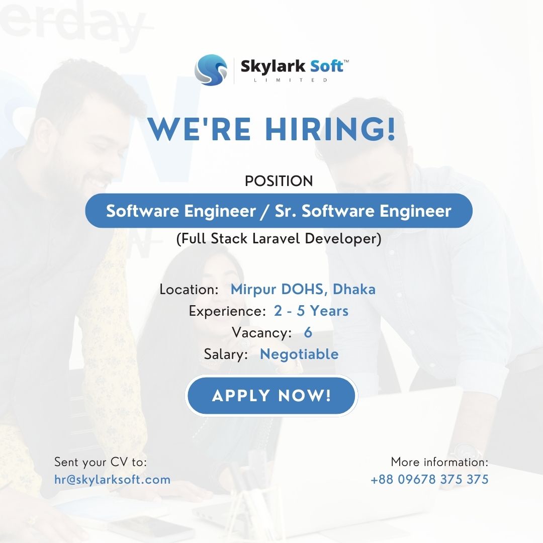 Hiring software engineer (1080 × 1080 px)