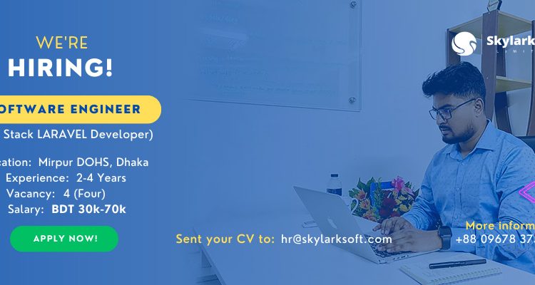SE website job post banner Skylark Soft Limited